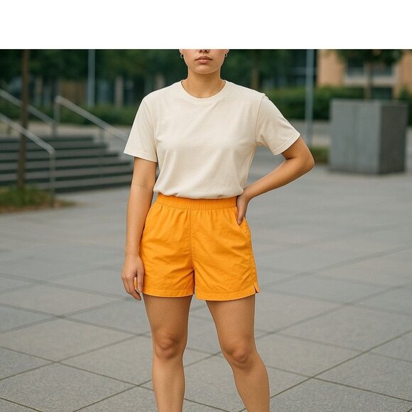 NWT Columbia womens shorts size 1X orange 6' inseam regular fit - Picture 1 of 3